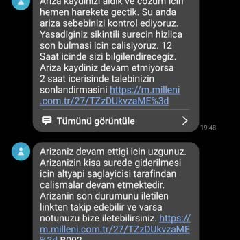 Millenicom'dan Kötü Hizmet.