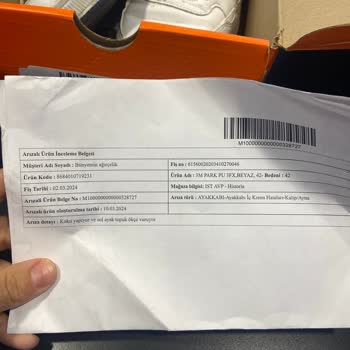In Street 1 Haftalık Us. Polo Ayakkabıda Koku Problemi