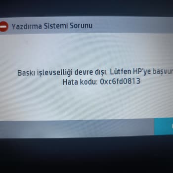 HP Baskı İşlevselliği Devre Dışı