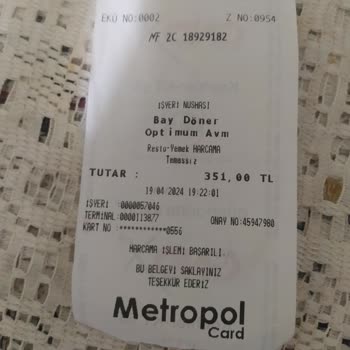 Baydöner Metropol Kart Karmaşası Ve Mağduriyetim