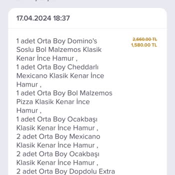 Domino's Pizza Buz Gibi Ve Eksik Malzemeli Pizzalar Domino'sta.