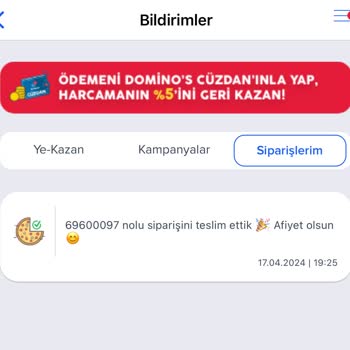 Domino's Pizza Buz Gibi Ve Eksik Malzemeli Pizzalar Domino'sta.