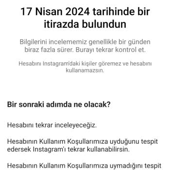 Instagram Hesabımın Askıya Alınması Ve Erişim Sorunu