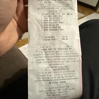 Popeyes Dan Aldığım Yemek Eksik Çıktı