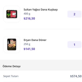 Sultan Et ve Gıda Sipariş Edilen Ve Teslim Edilen Ürün Arasındaki Farklar