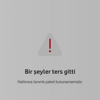 Vodafone Kalan Kullanımlarımı Göremiyorum
