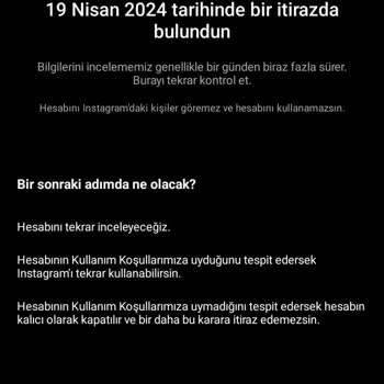 Instagram Hesabım Kapatıldı