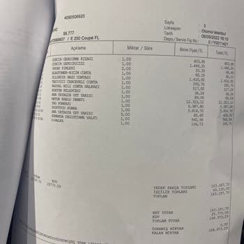 2014 Mercedes E 250 Aracımın Motoru 50.000 Kilometrede Arıza Verdi!