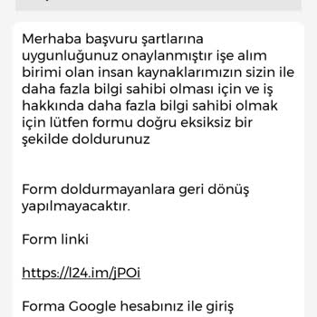 İşin Olsun Gümrük Müşavirliği İş İlanı İle İlgili Güvenlik Uyarısı