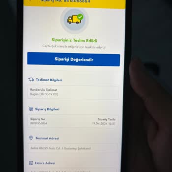 Şok Marketler # Yanlış Sipariş