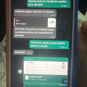 Sneakersonline.tr Değişim Yollamıyor Oyalıyor