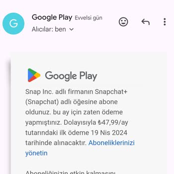 Snapchat Paramı Aldılar Aboneliğimi Vermediler