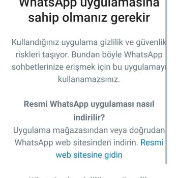WhatsApp A Giriş Yapamıyorum