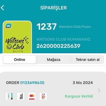 Watsons Puan Yüklememi Yapmadı
