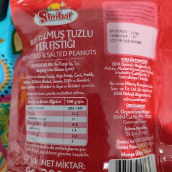 Simbat Tuzlu Yer Fıstığı Şikayet