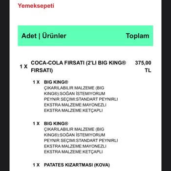 Burger King Yarım Kutu Hayal Kırıklığı: Ekstra Ücret, Eksik Servis