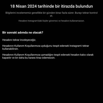 Instagram Hesabım Askıya Alındı