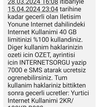 Vodafone İnternet Paketi Hızla Tükeniyor!