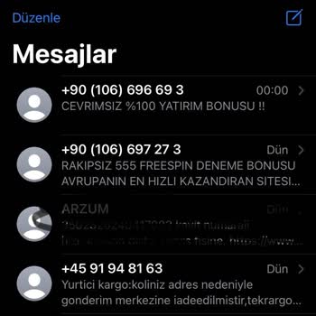 Slazenger Veri- Numara Paylaşımı