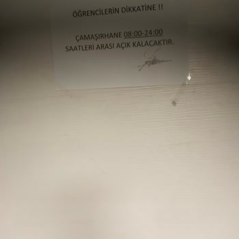 Kredi ve Yurtlar Kurumu Öğrenci Yurdunda Gece Yıkama Yasağı Sorunu