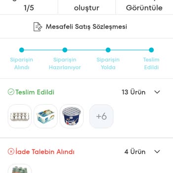 A101 Kapıda Teslim Edilmeyen Ürün İadesi