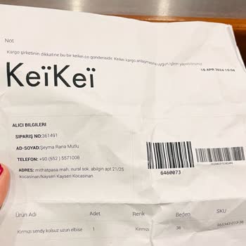 Keikei İade Yapılmasını İstiyorum