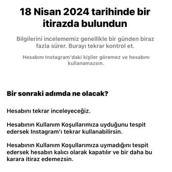 Instagram Hesabın Askıya Alınması