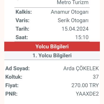 Obilet İptal Ettiğim Biletin Tarafıma (kartıma) İade Edilmemesi