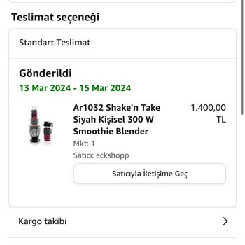 Amazon'dan Blender Beklerken: Bir Ayı Aşkın Süren Teslimat Sorunu