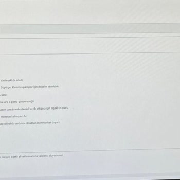 Amazon Tarafından Kusurlu Ürün Gönderimi