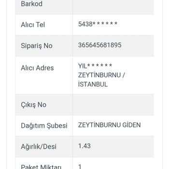 Bershka 15 Gündür Ürünlerimi Teslim Etmiyor