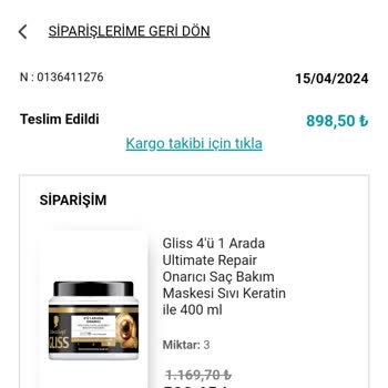 Watsons Yanlış Ürün Gönderildi