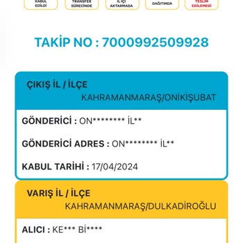 PTT Kargo Açık İş Yerine Emaneti Teslim Etmedi. Kapalı İbaresi Düşüldü