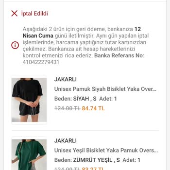 Trendyol İptal Ettiğim Ürünlerin Para İadesi Yapılmadı