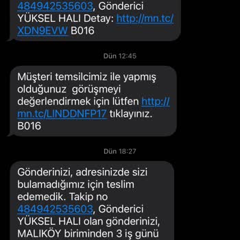 MNG Kargo Aracı Hiç Gelmediği Halde Sizi Adresinizde Bulamadık Diyor.