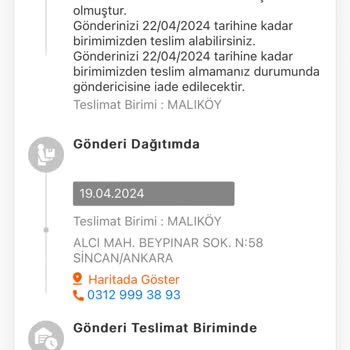 MNG Kargo Aracı Hiç Gelmediği Halde Sizi Adresinizde Bulamadık Diyor.
