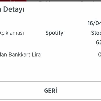 Spotify Stockholm Açıklamasıyla Kartımdan İzinsiz Para Çekildi.