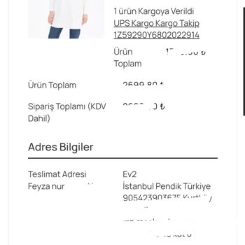 Seçil Store Yanlış Yere Kargo Teslimi