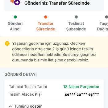 Trendyol Zamanında Gelmeyen Sipariş