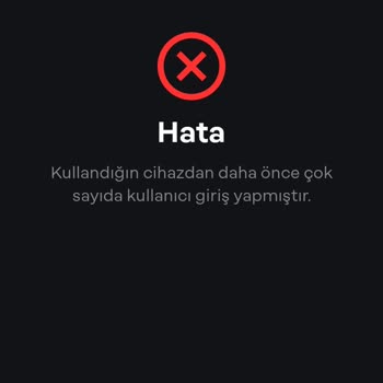Papara Kullandığın Cihazdan Daha Önce Çok Sayıda Kullanıcı Giriş Yapmıştır