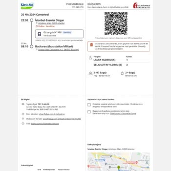 Otobüs Bileti Aldığımızda Kamil Koc Firmasi Tarafında Mağdur Edilmek