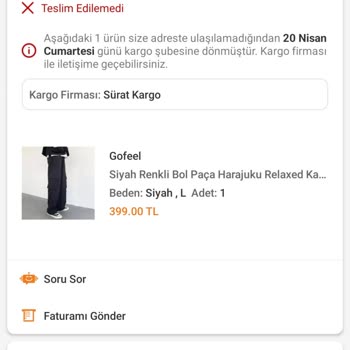 Sürat Kargo Kargo Sorunu Çalışanların Düzensizliği