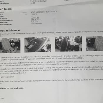 PHILIPS Ev Aletleri 1 Senede 2 Kez Bozulan Philips Azur 8000 Buharlı Ütü