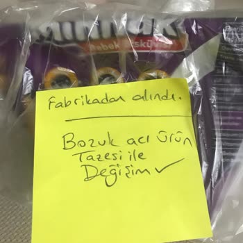 İstanbul Halk Ekmek Minnak Bebek Bisküvisi Kimyasal Madde Tadı Var!