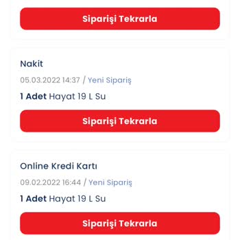 Hayat Su Sipariş Edilen Su 3 Gün Geçmesine Rağmen Teslim Edilmedi