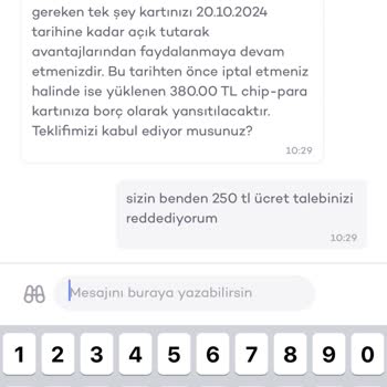 Akbank Canlı Desteğin Kafasına Göre Ücret Değiştirmesi