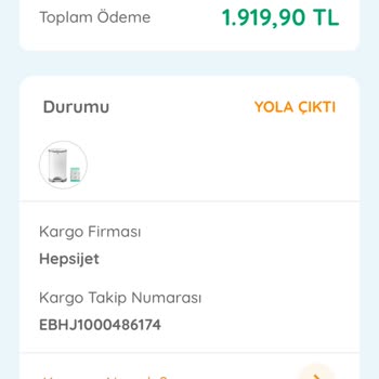 hepsiJET Ebebek Sipariş Mağduriyetimin Giderilmesini İstiyorum