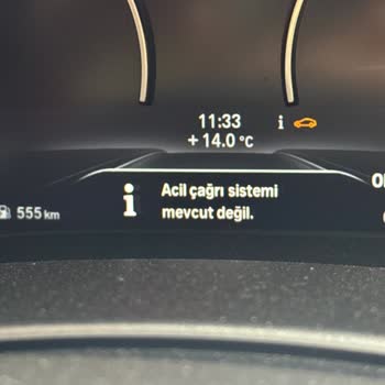 BMW Sos Acil Çağrı Sistemi Çalışmıyor Menüye Giremiyorum