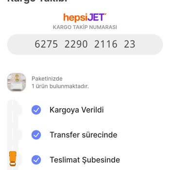 hepsiJET Sipariş Zamanında Teslim Edilmedi