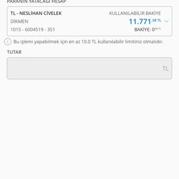 Denizbank Nakit Avans Limitimi Kullanamıyorum